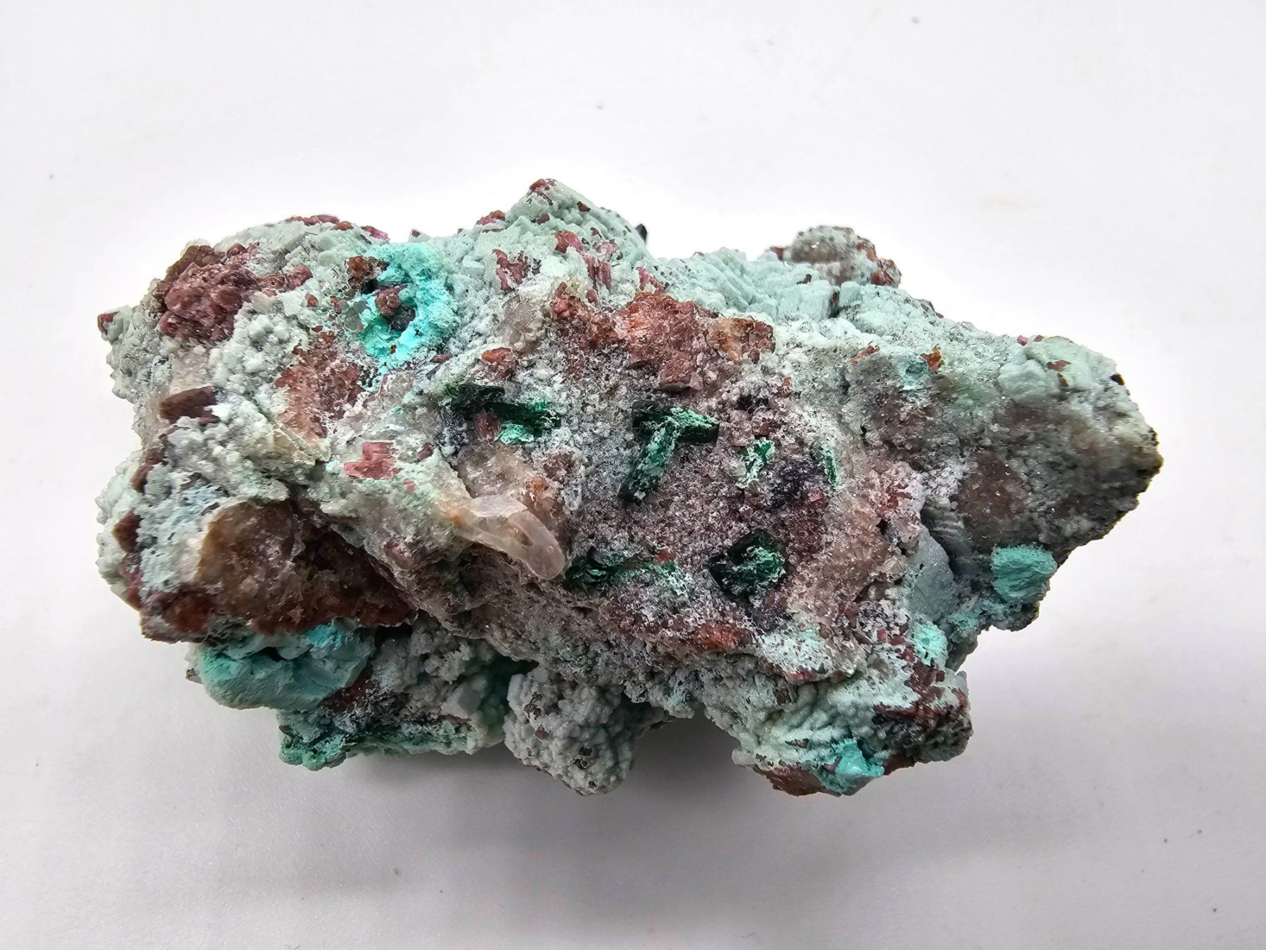 Minerali & Pietre curative: RaRe Euchroite on Chrysocolla, Mürtschenalp, Glarus – Usato da Figino venduto da minshop 2