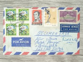 TR76 Enveloppe + Timbre Uruguay 19xx