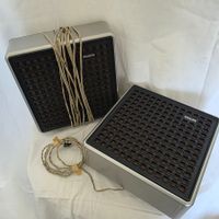 Vintage Philips Lautsprecher 1970er – Retro Boxen für Platte