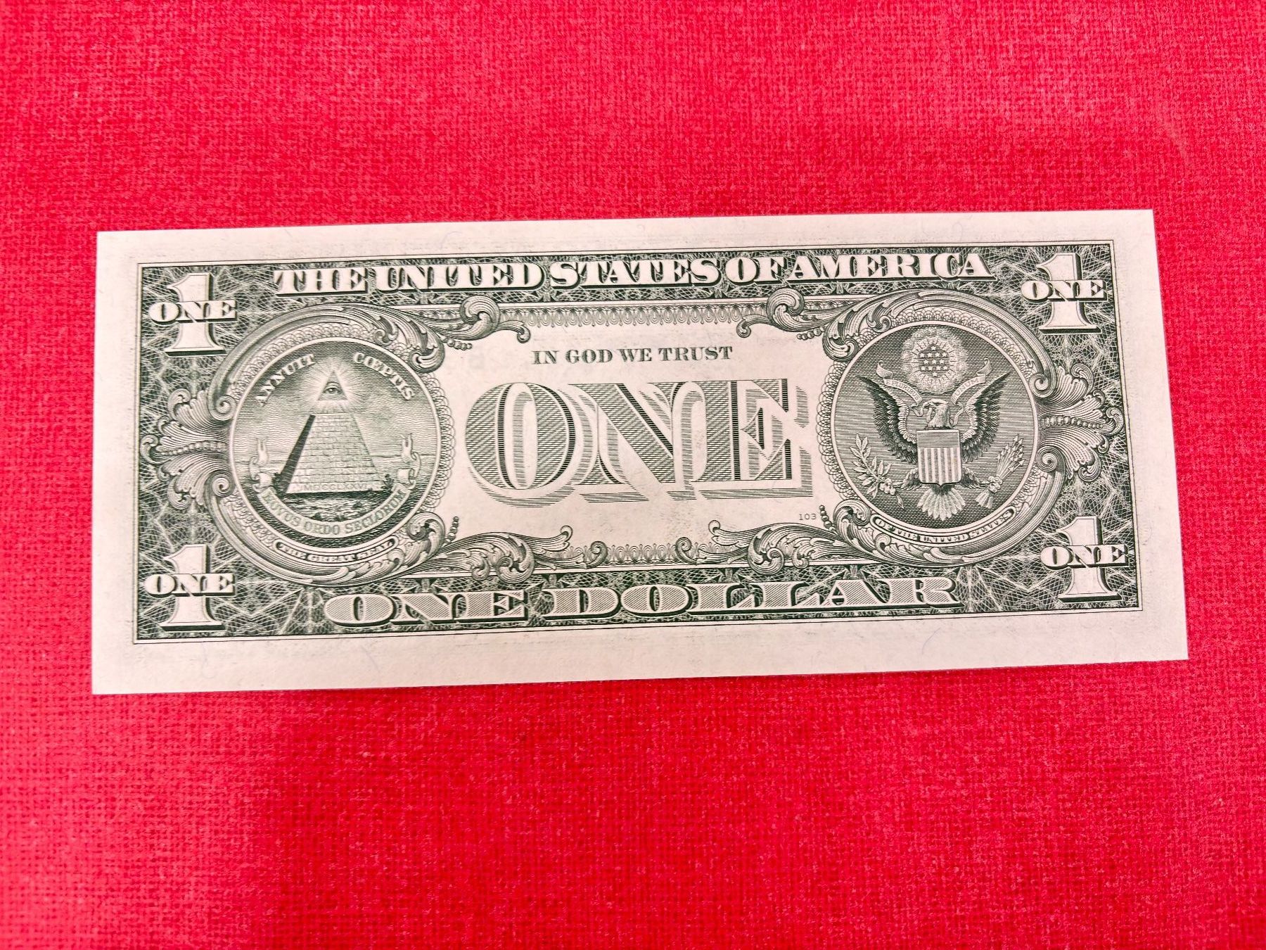 Banknoten: 1 Dollar AMERICA ONE DOLLAR TOP – Gebraucht aus Ormalingen von digital09 1