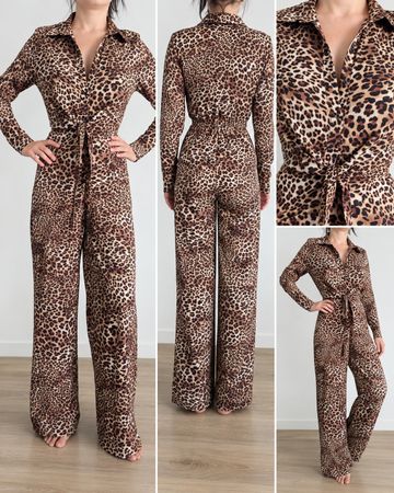 Jumpsuit PrettyLittleThing Leo Muster Grösse 36 