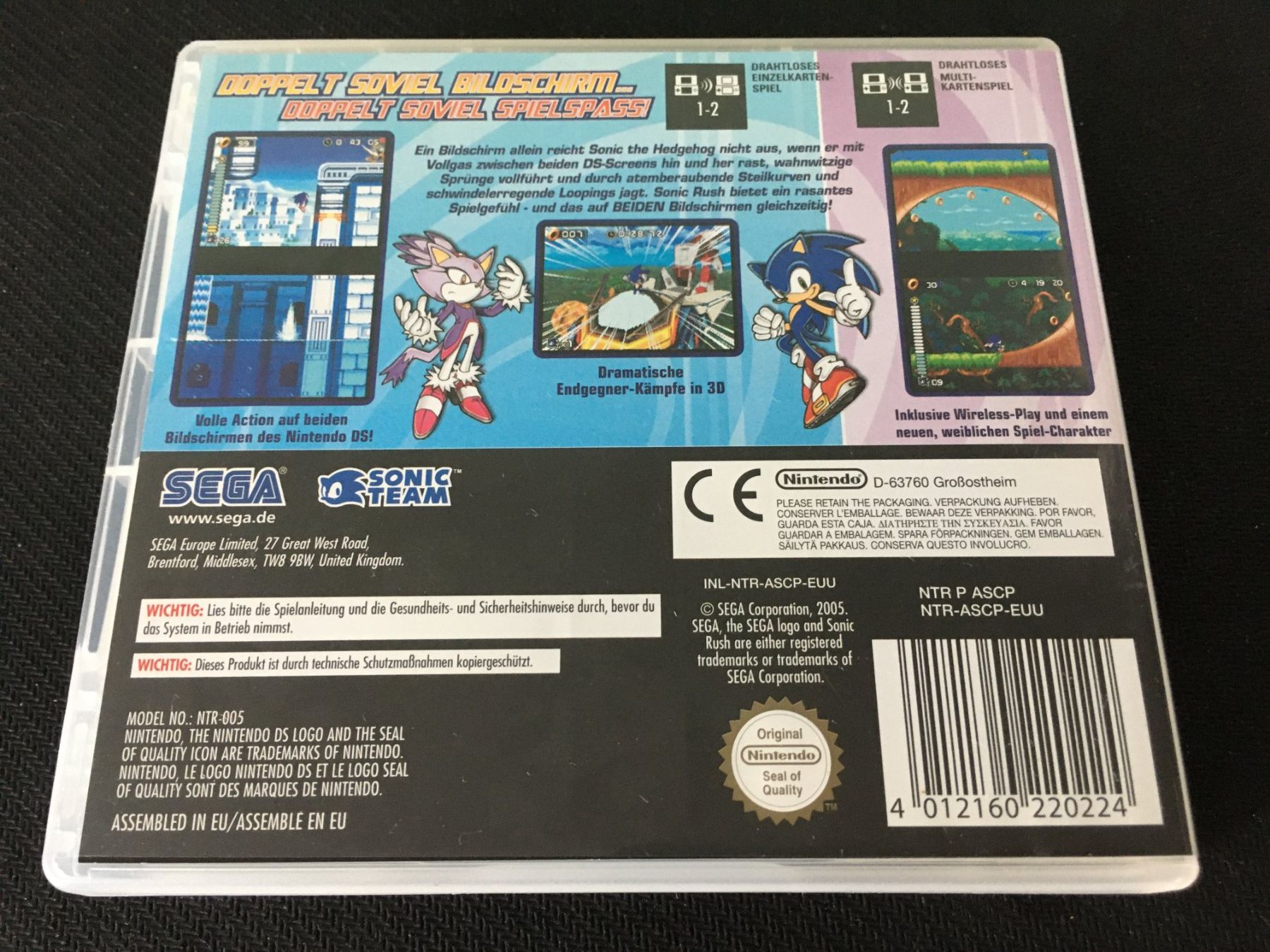 Nintendo Spiele: Sonic Rush für Nintendo DS – Gebraucht aus St.Gallen von sjosjo 1