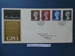 Grossbritannien 1969 Nr. 507-510 auf FDC