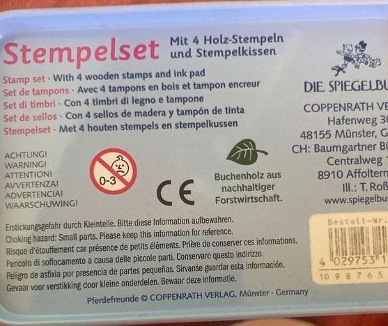 Tampons: DIE SPIEGELBURG Stempelset "PFERDE" – Neuf avec emballage d'origine à Buchs AG par ReaNaTsch 1