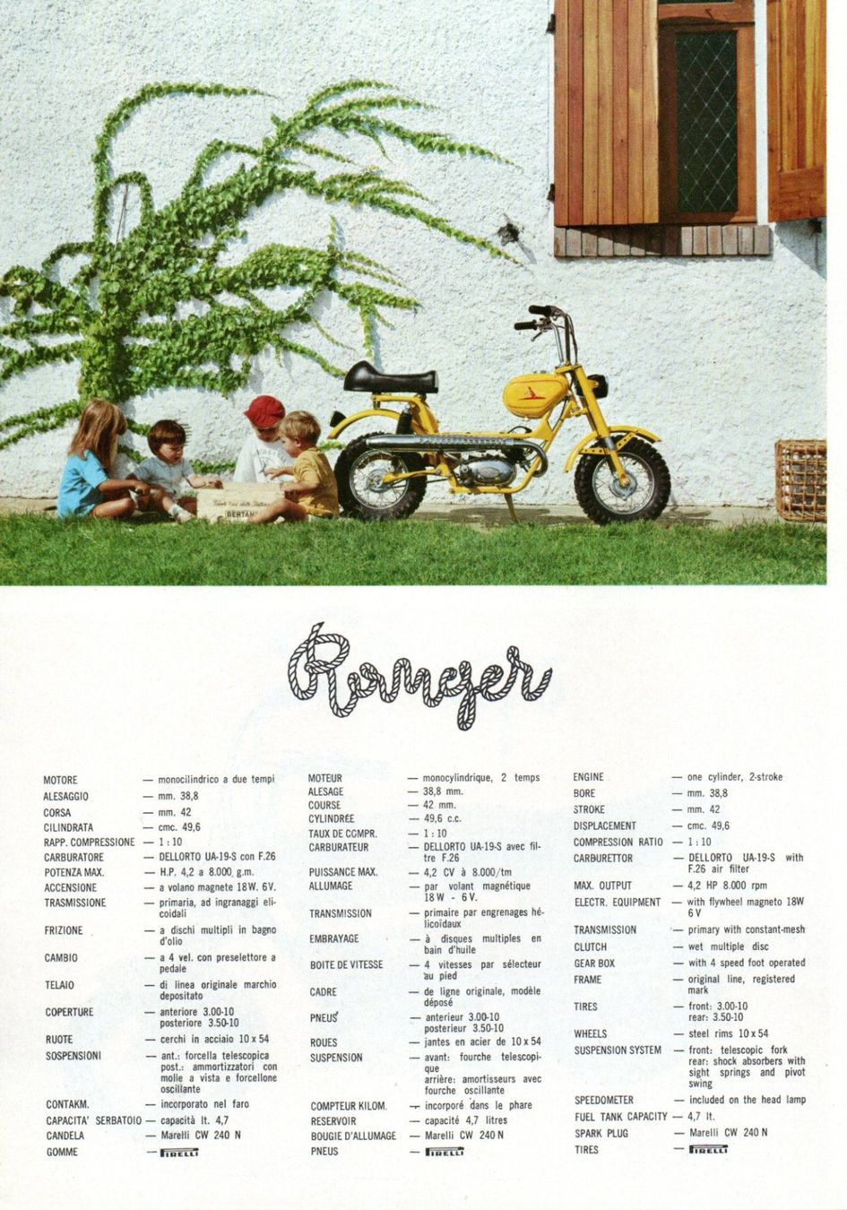 Italjet Strada: Italjet Kleinmotorrad - Originalprospekt – Usato da Malans GR venduto da Chueche427 3