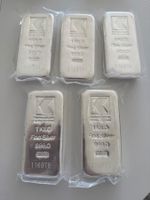 Kantonalbank 5 x 1 Kg Silberbarren