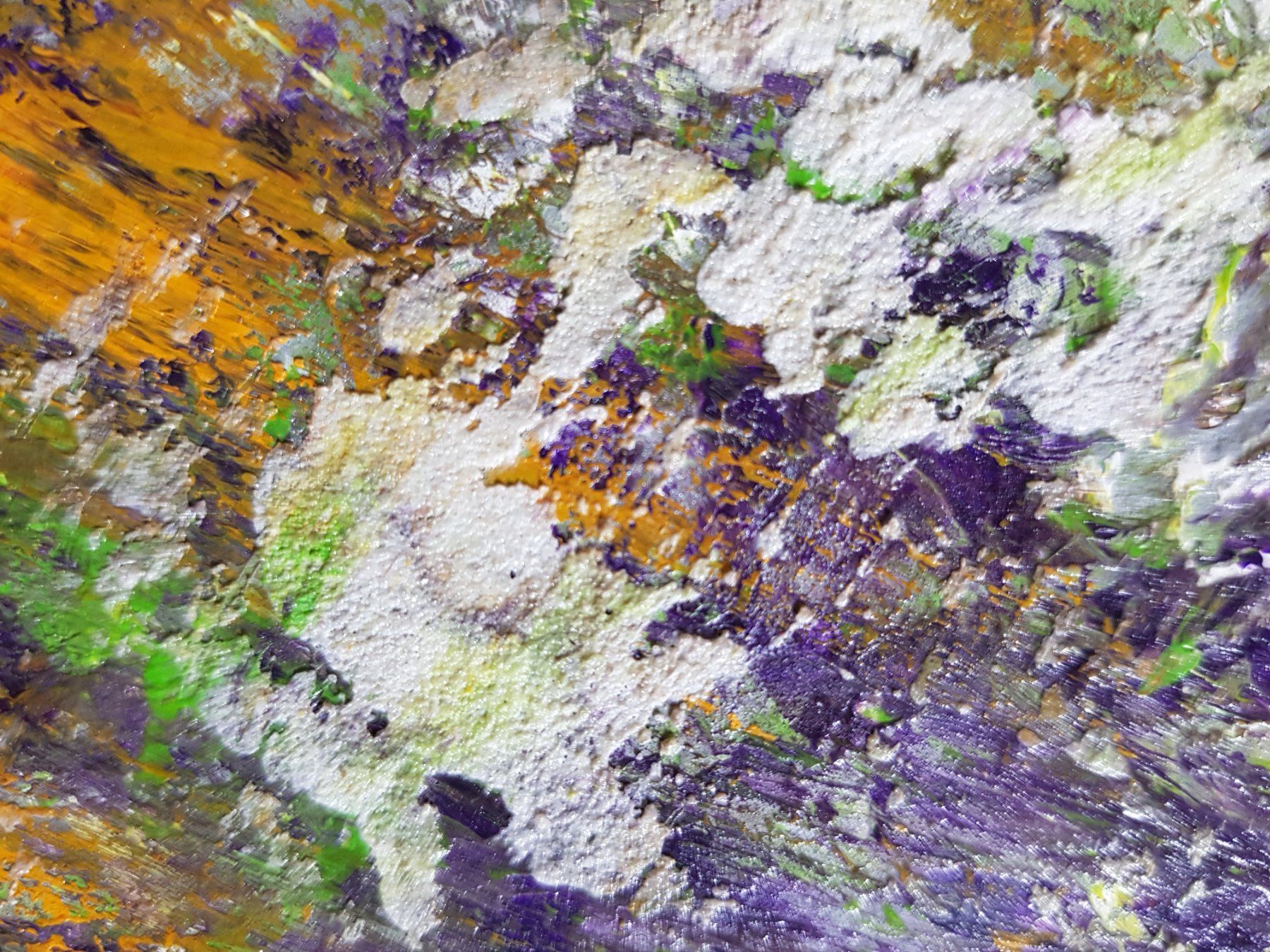 Gemälde: Painting: "Mischmasch", 30 x 60 cm canvas frame – Neu und originalverpackt aus Turbenthal von viw_48fr 5