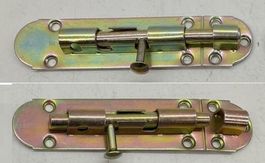 2 Stück Schlossriegel Bolzenriegel 100x30mm
