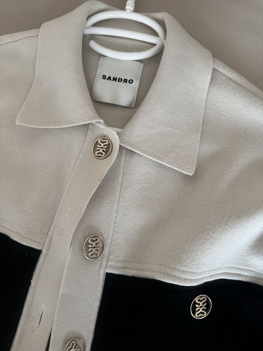 Sandro Jacken: Sandro Baumwollstrickjacke 58 cm lang – Gebraucht aus Zürich von LuxuryJewellery 3