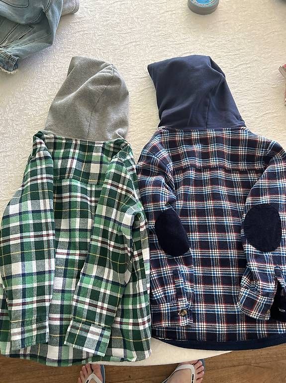 Giacche: Giacca Camicia con Cappuccio e Pile Interno 4 stagioni – Usato da Tesserete venduto da l_m_n67r 3