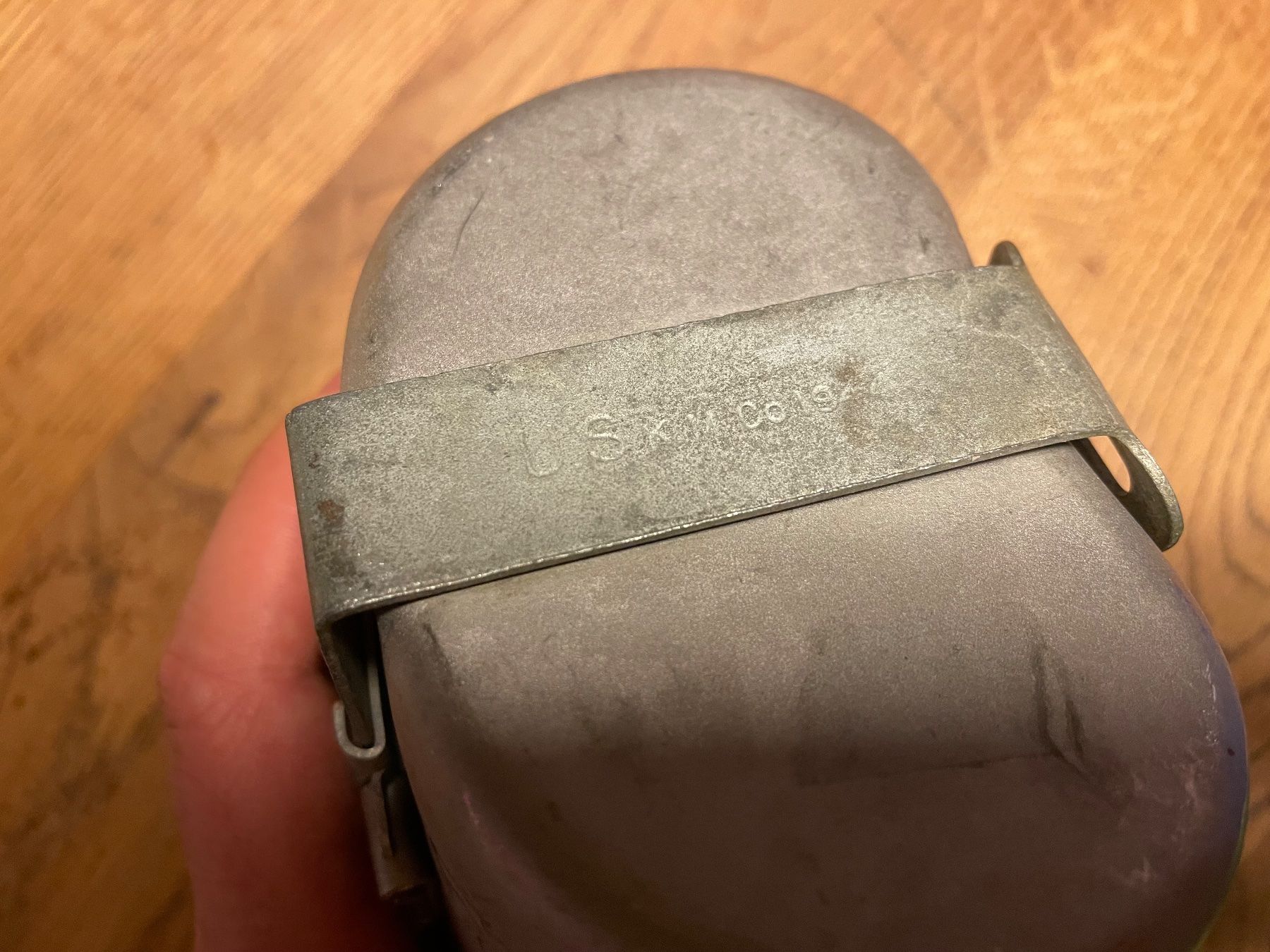 US Army Uniformi: Original us Army WW2 canteen – Usato da Oberbütschel venduto da Woodie2005 5