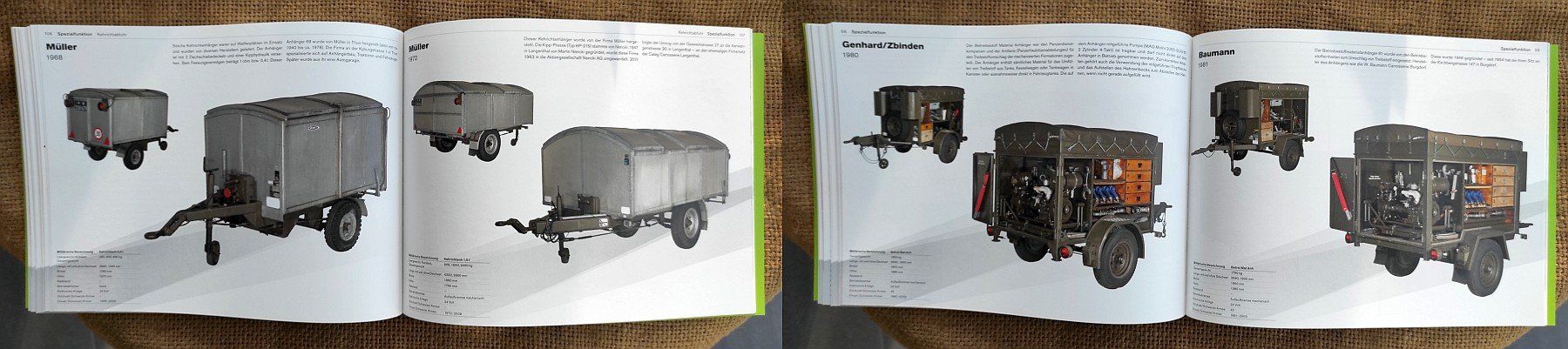 Bücher: Buch Anhänger und Aggregate der Schweizer Armee Aebi Calag – Gebraucht aus Aarau von Zemsi 9