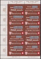 1942, OZ38 Altstoff-Bogen: ** postfrischer 10er-Block, 150.-