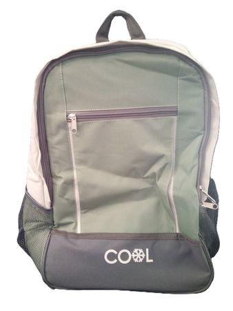 COOL Kühlrucksack 17 L Grau/Grün – Neu & OVP
