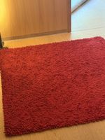 Tapis Shaggy en Pure Laine - Rouge -- Boutique Le garage