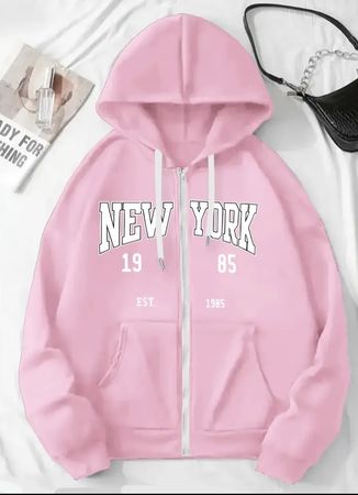 Damen Kapuzen Hoodie, rosa Gr.L