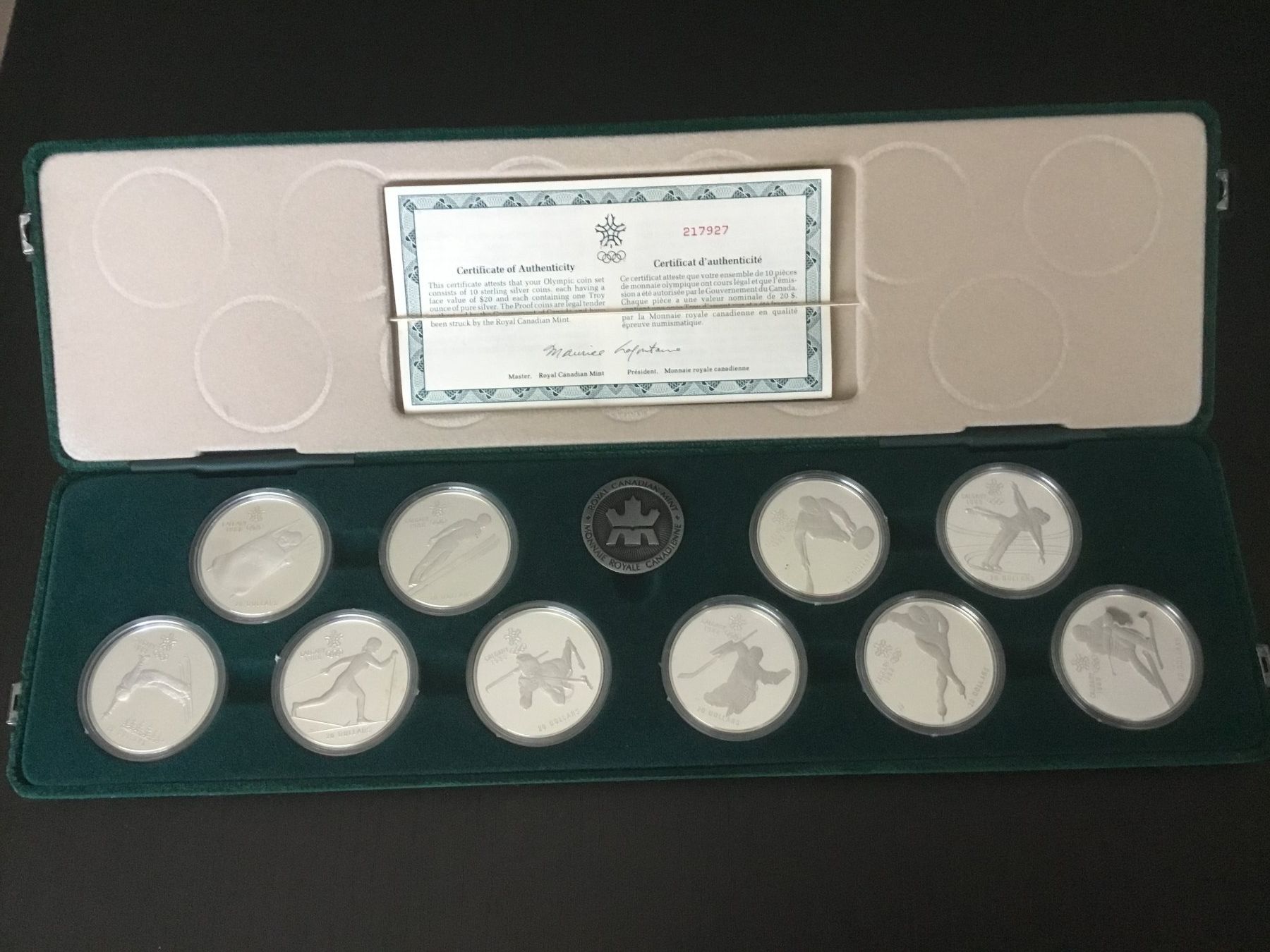 Tutti le monete: Calgary Olympiade 1988 Silbermünzen – Usato da Altendorf venduto da dst66