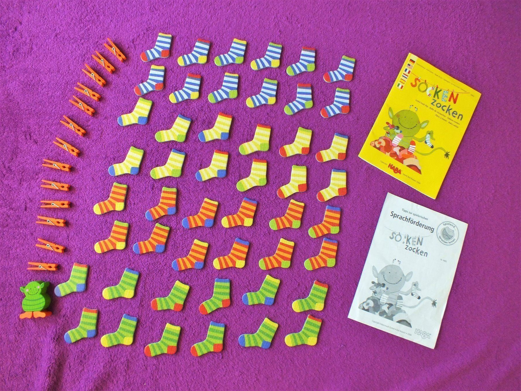 Haba Spiele: HABA Spiel - Socken Zocken – Gebraucht aus Müllheim Dorf von Seeeule01 6
