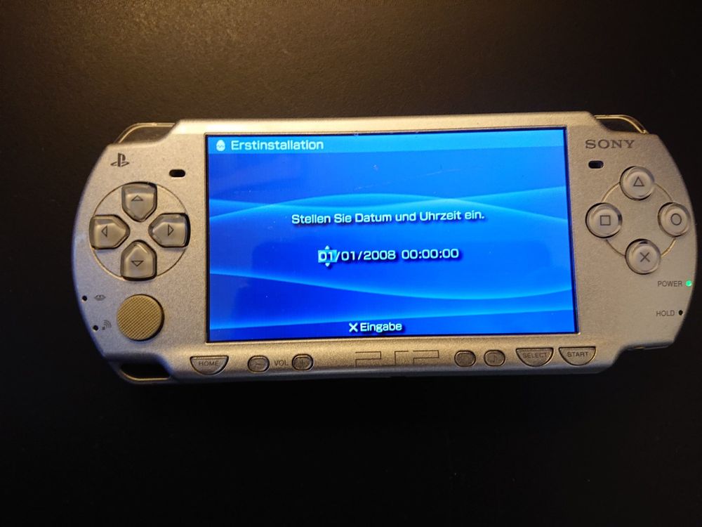 Sony Playstation Portable PSP Konsole 2004 Silber 4GB Kaufen