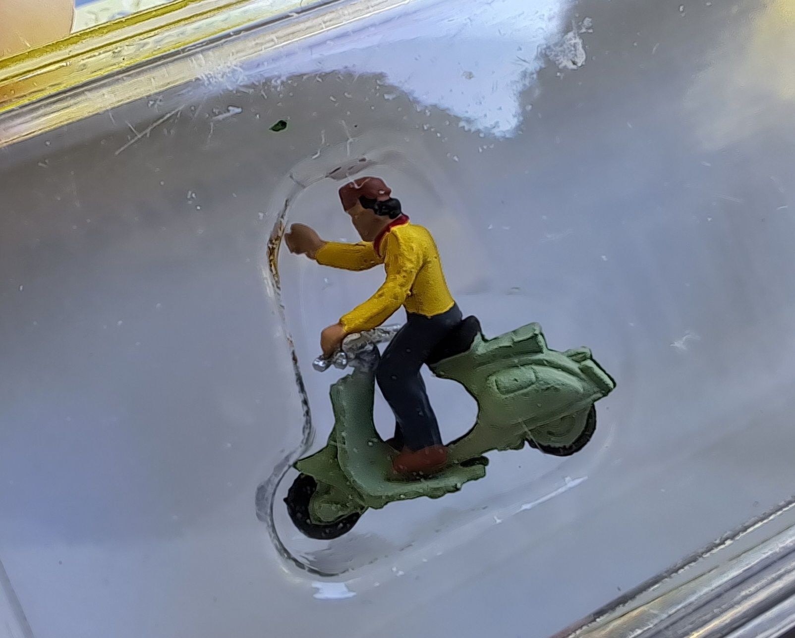 Noch Modellini di ferrovie:  NOCH Motorrollerfahrer Figuren Set Spur N – Nuovo e nell'imballaggio originale da Liestal venduto da Scrapmaus 3