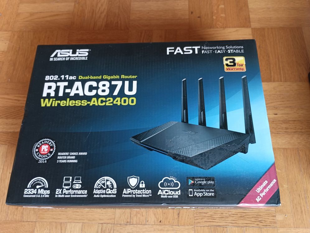 ASUS RT-AC87U Wireless AC2400 DualBand Gigabit Gaming Router | Kaufen ...