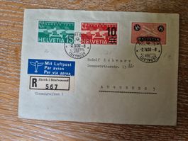 106. FLUGBRIEF MIT F8z, R-BRIEF, SBK 113.-