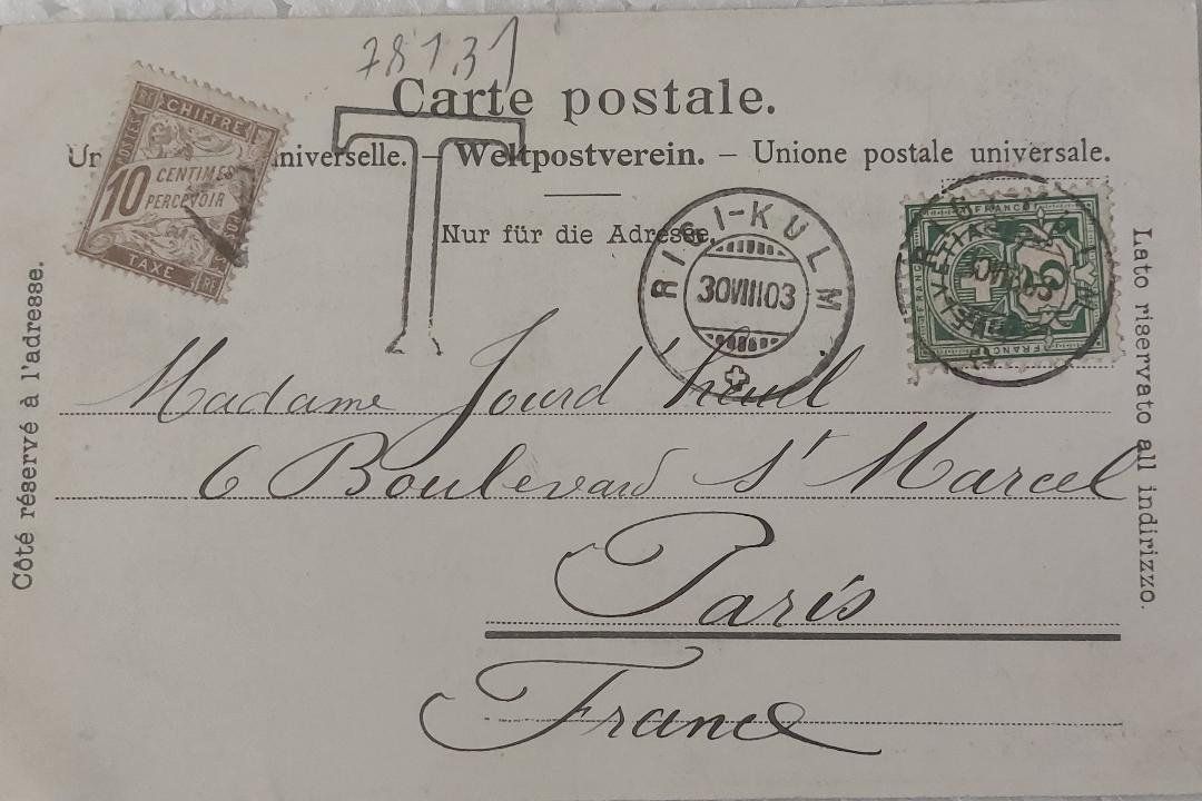 Cartoline postali: RIGI-STAFFEL und Pilatus - 1903 – Usato da Delémont venduto da Domdom1 1