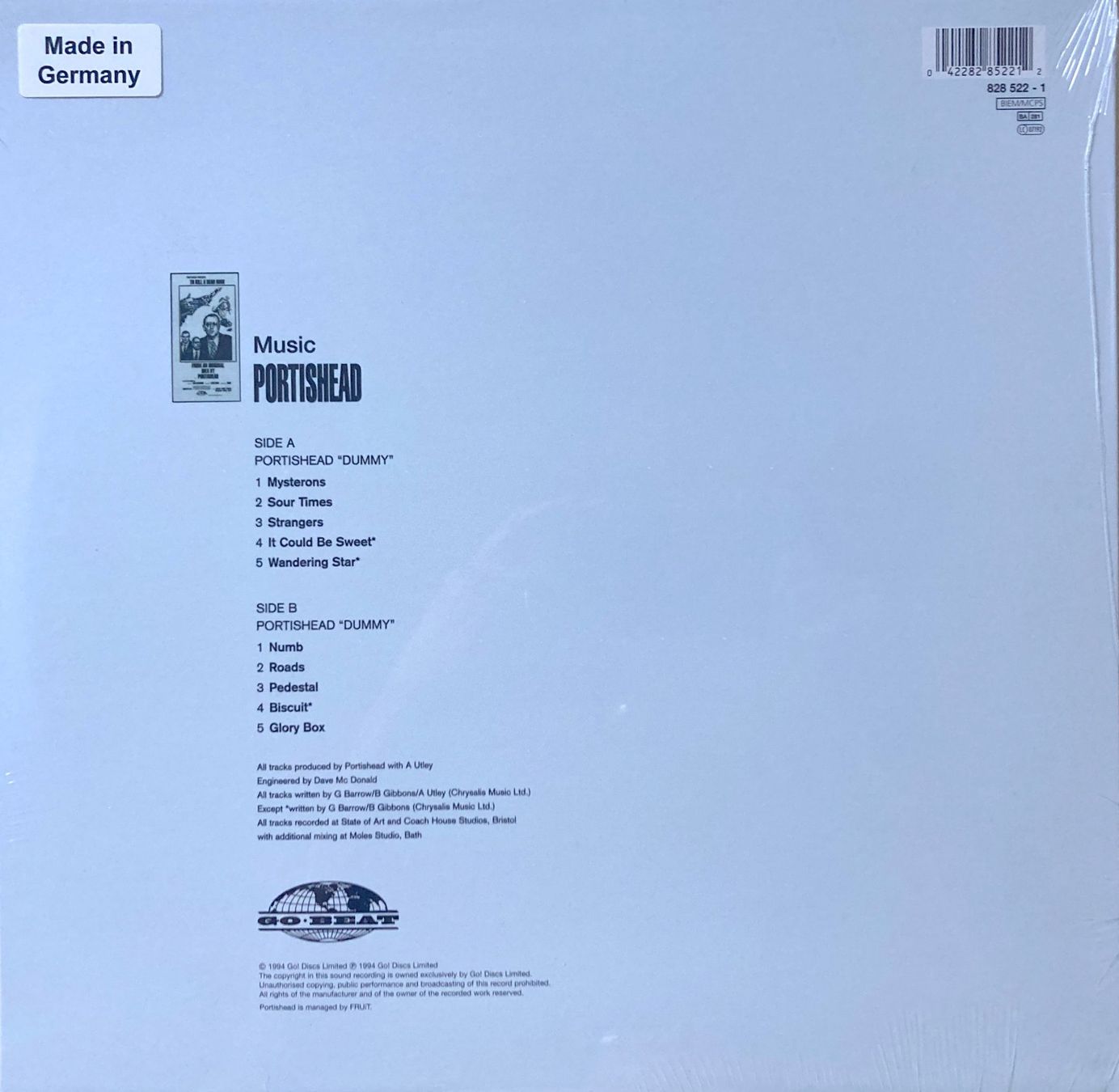 Schallplatten: PORTISHEAD - DUMMY (1 LP) – Neu und originalverpackt aus Bottens von hotter-than-hell 1