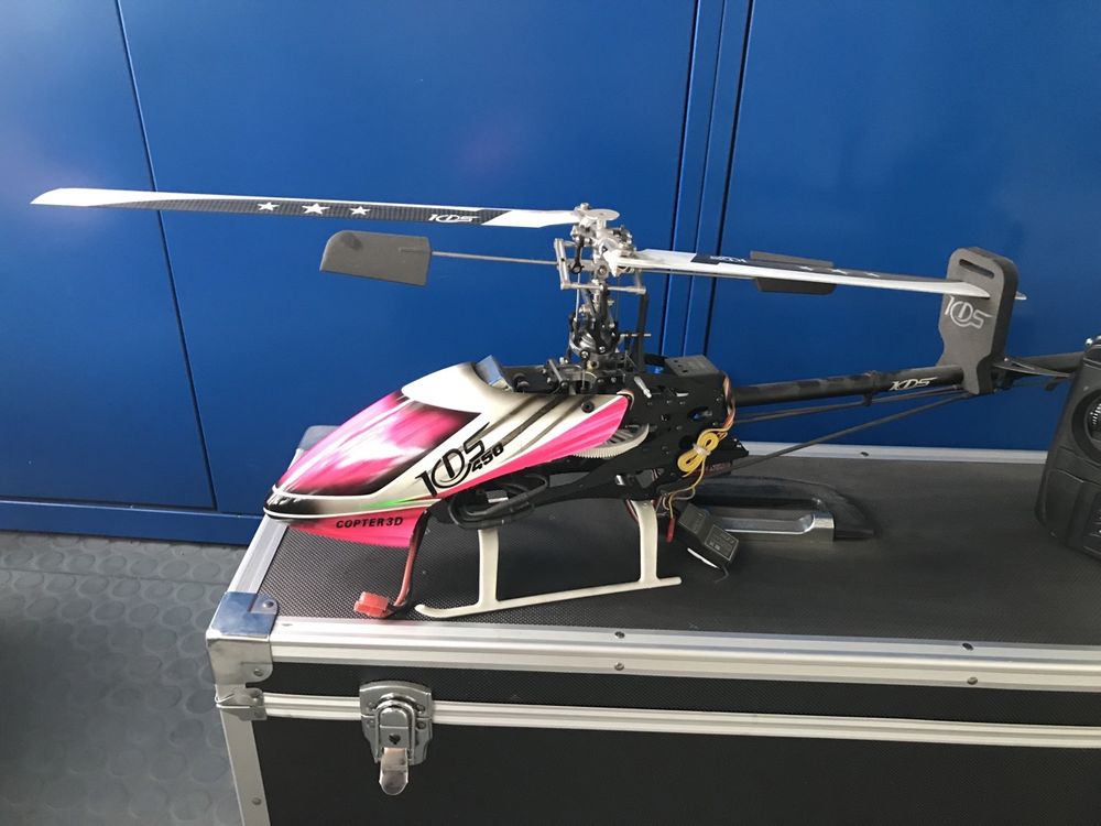 RC Helicopter KDS 450 mit Fernbedienung und Koffer Kaufen auf Ricardo