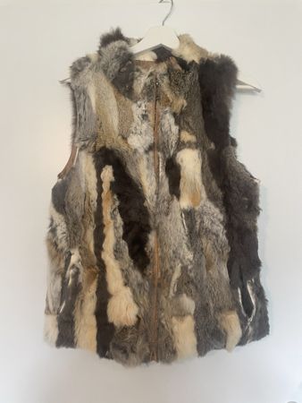 Luxurious Rabbit Fur Gilet