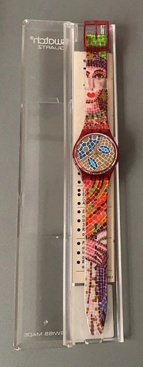 Swatch Montres: ungetragene 1990 Swatch Gent RAVENNA (GR107, Standard) – Neuf (Voir description) à St.Gallen par Clu 8
