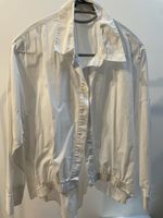 Zara Bluse, Weiss, Grösse L