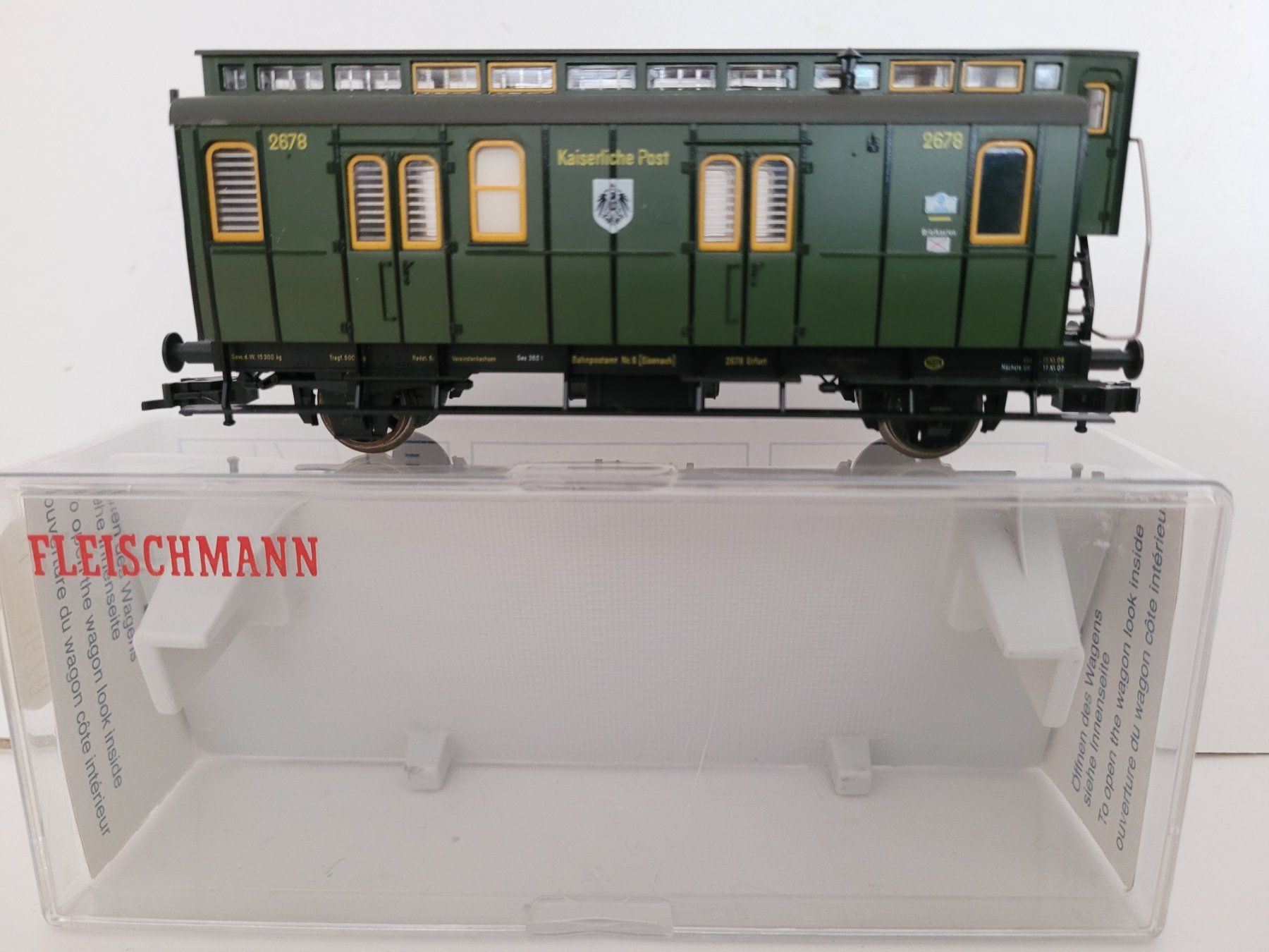 Fleischmann Modelleisenbahnen: Wagon Fleischmann 5811 Oldtimer avec OVP – Gebraucht aus La Tour-de-Peilz von estelle69