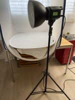 Beleuchtung für Fotozelt, Lampe Lastolite ray D8
