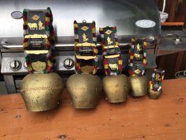 5 Kuhglocken Alpentöne 5-teiliges Set gebraucht