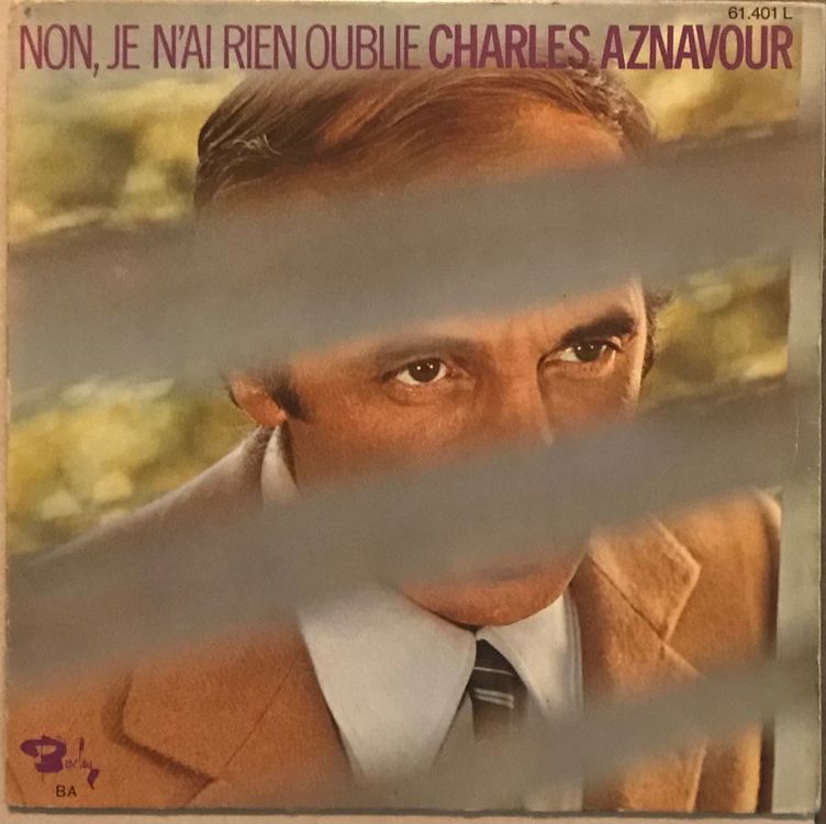 CHARLES AZNAVOUR NON, JE N’AI RIEN OUBLIÉ Kaufen auf Ricardo