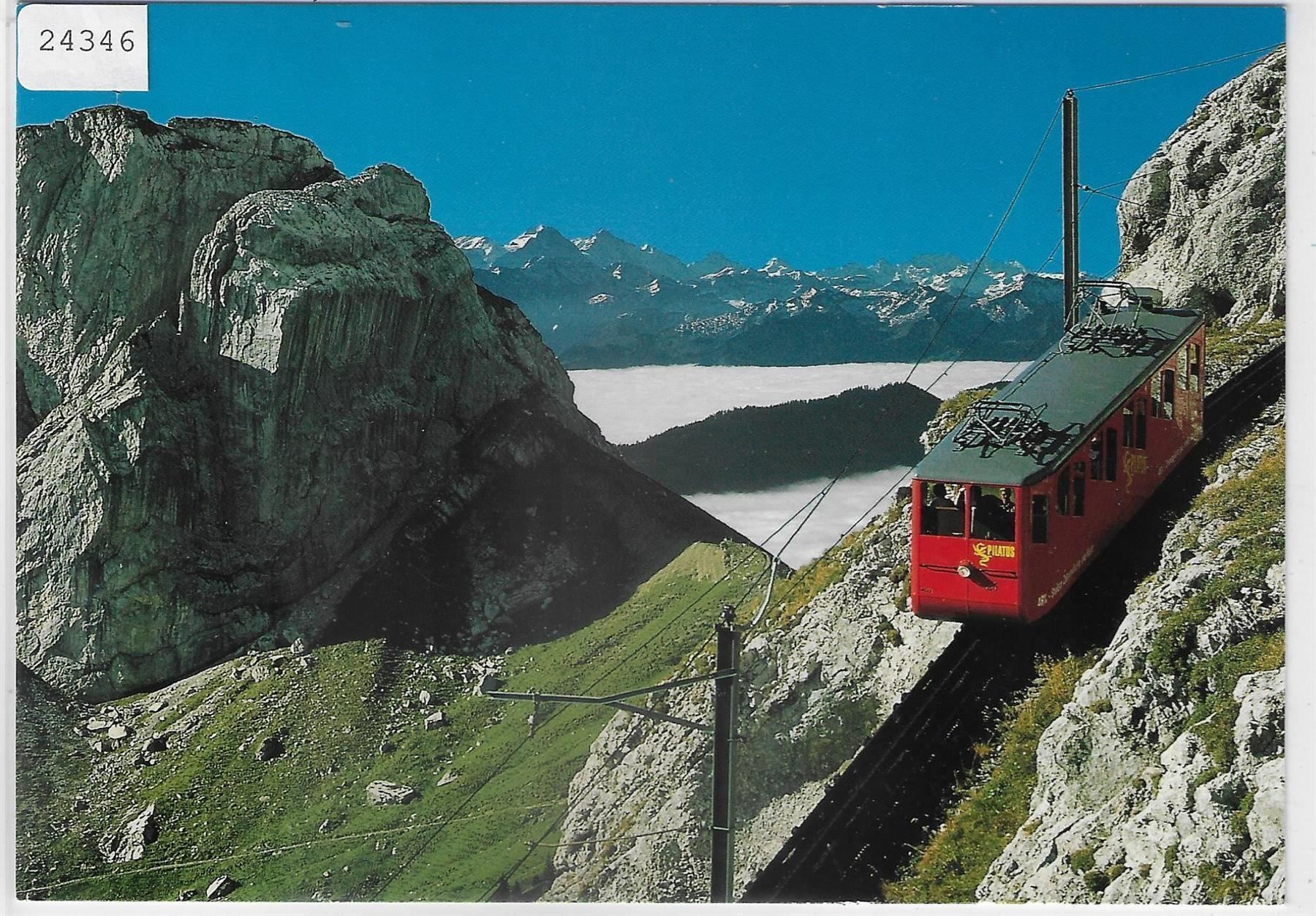 Poster & Bilder: Pilatus - Die steilste Zahnradbahn der – Antik aus Ettingen von Kartenplanet