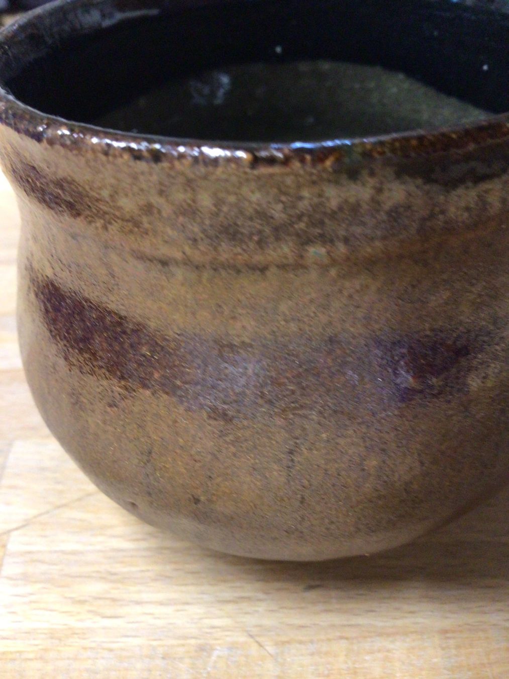 Schalen: Gobelet en gré glaçure couleur bronze, artisanat – Gebraucht aus ORBE von mar_j9rz