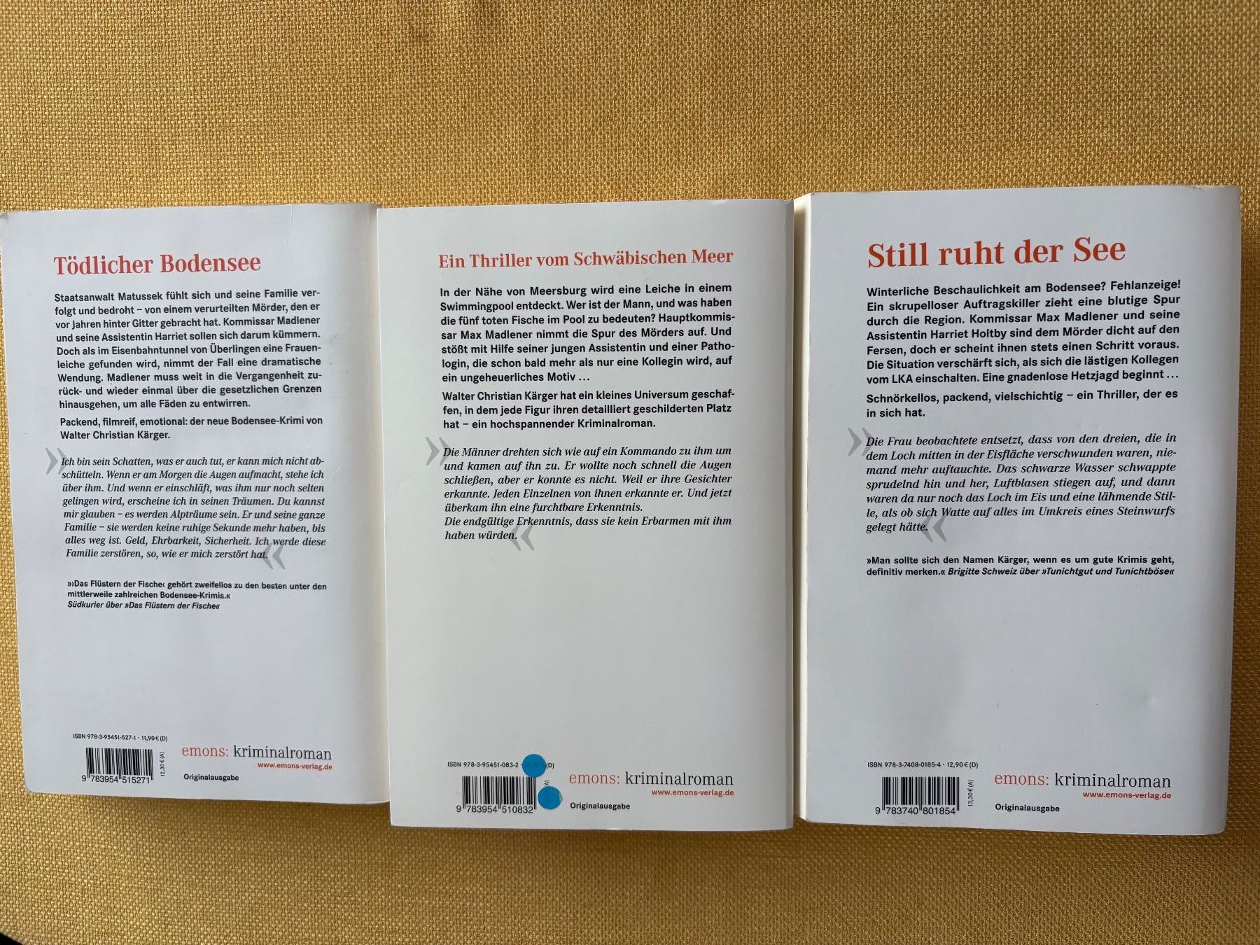 Libri: 9 Schweizer Krimis (Bodensee) – Usato da Oberweningen venduto da Gerini 3
