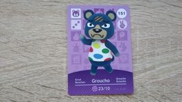 Animal Crossing amiibo Karte, Groucho / Ernst, Nr. 151