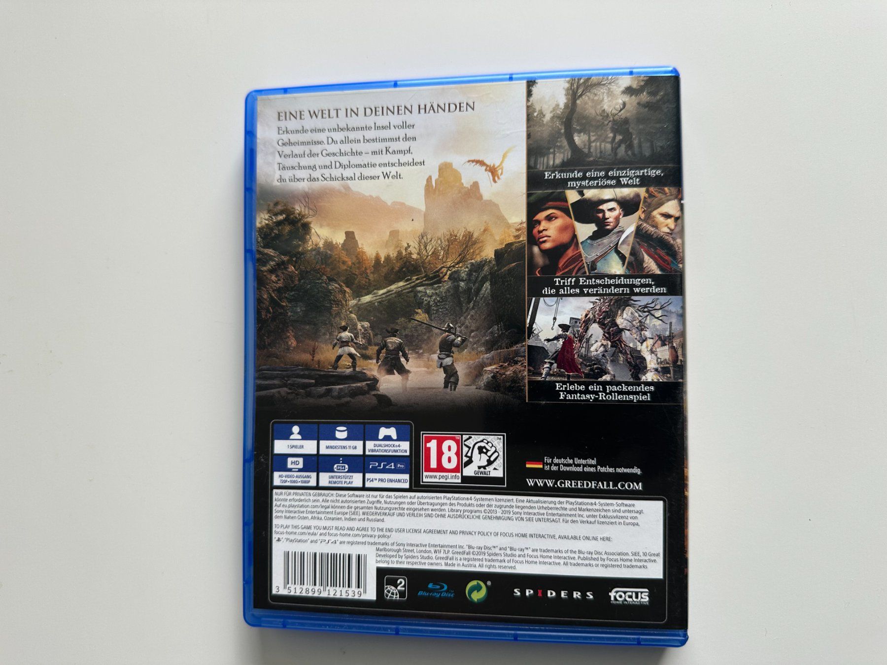 Sony Giochi: GreedFall, Sony Playstation 4, PS4, PS5 – Usato da Couvet venduto da nay_prh5 2