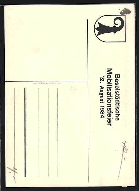 Photos, Lettres & Cartes p.: A. Zuberbühler: Baselstädtische Mobili – D'occasion à Berlin par bartko-reher 1