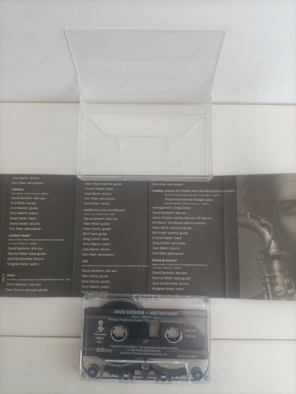 Musicassette: K7 Cassette Audio David Sanborn - Another hand 1991 – Usato da crans montana venduto da AB3963 1