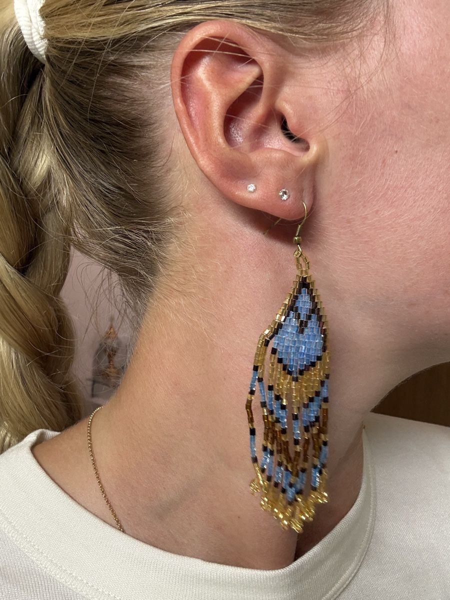 Boucles d'oreille: Wunderschöne Blaue Hänger Ohrringe – D'occasion à Bottmingen par Itsclaire 3