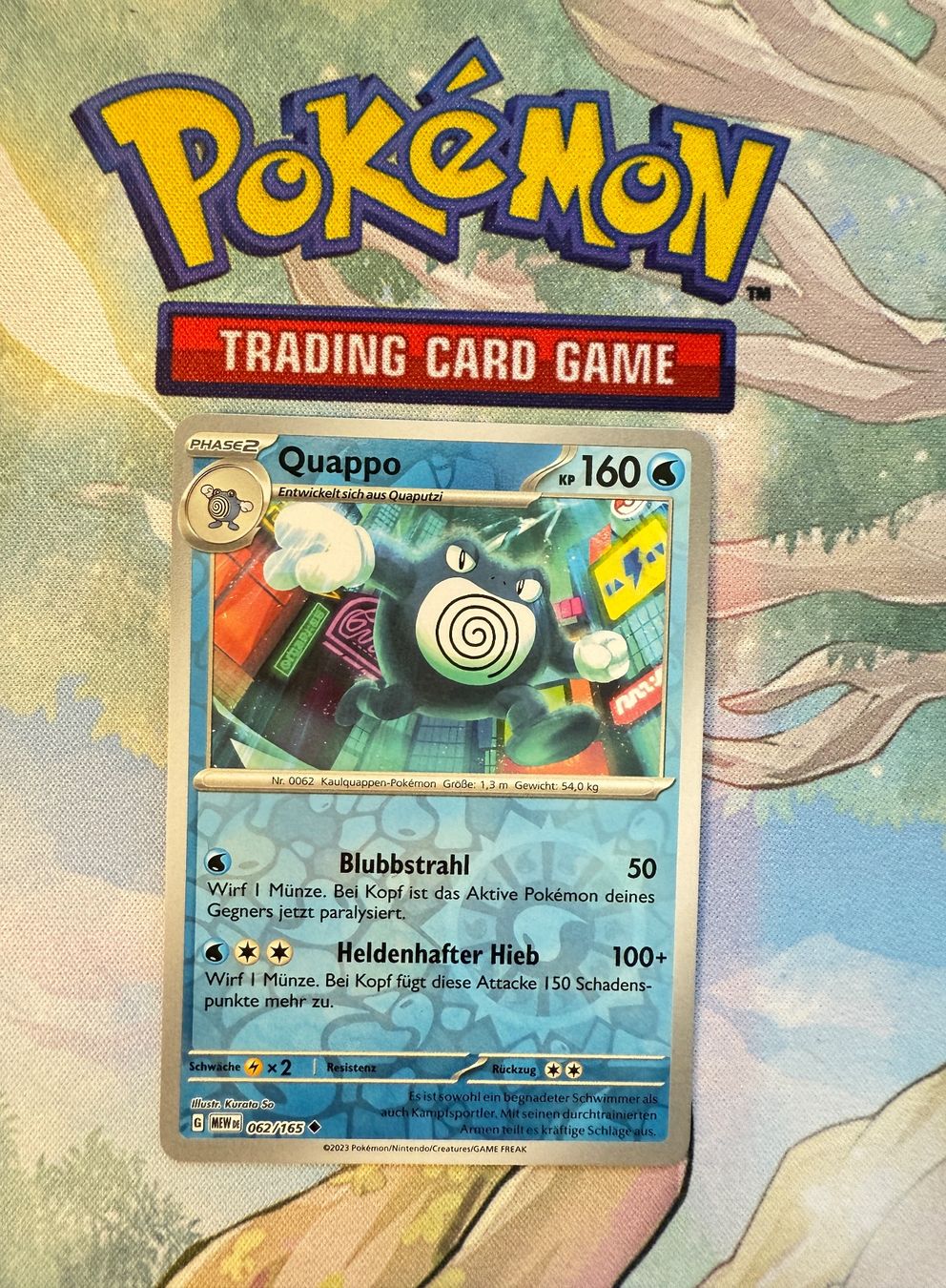Karten: Quappo Reverse Holo (Deck 151) 062/165 – Neu (gemäss Beschreibung) aus Sempach von R-G