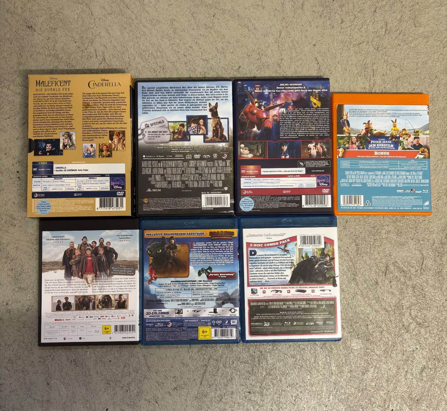 Tutti i DVDs: Blu-ray/DVD Sammlung Kinder & Familie – Usato da Sonterswil venduto da VD-Service 1