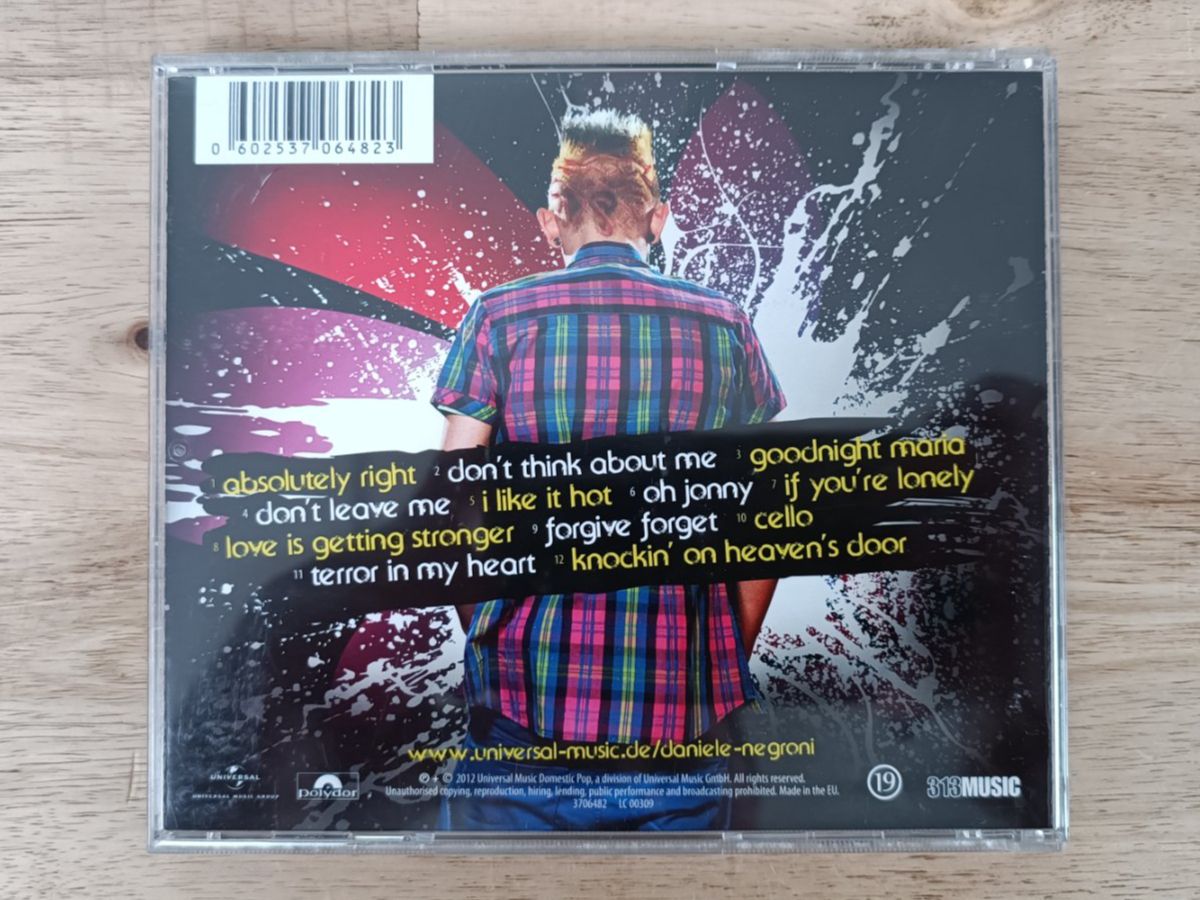 CD: Daniele Negroni - Crazy - Musik CD – Usato da Amriswil venduto da italy_killa97 2
