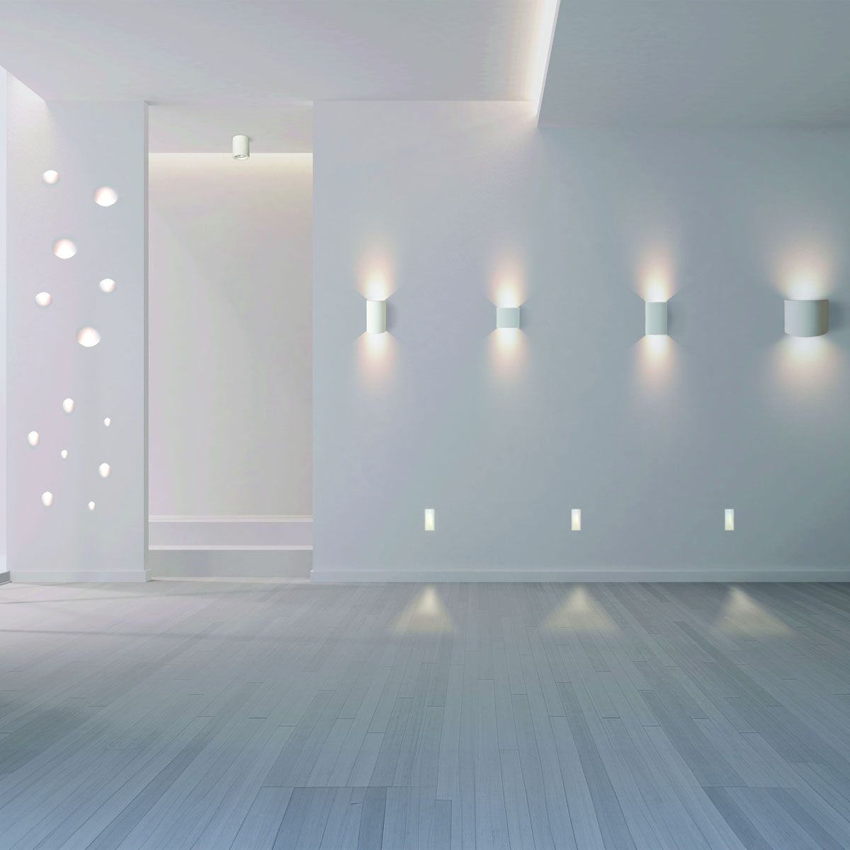 Lampade: LED Wandleuchte, Gips, 16 cm x 10 cm – Nuovo (secondo la descrizione) da Kreuzlingen venduto da Smart-Light 1
