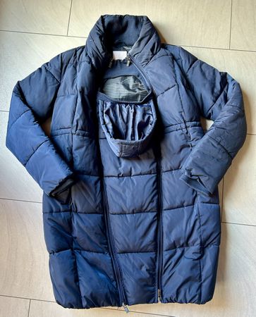 Umstandsmantel/Tragejacke dunkelblau Noppies Grösse M