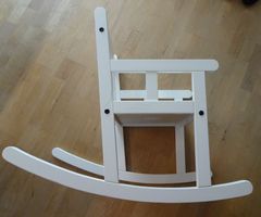 Schaukelstuhl Sundvik IKEA weiss Kinder Kinderstuhl